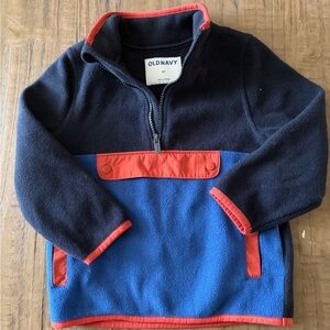 Old Navy Kids' Black and Blue Fleece Hoodie